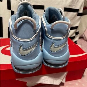 Air more uptempo 
psychic blue  size 10 mens